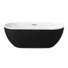 Vogue Brighton Freestanding Bathtub 1680mm - Black