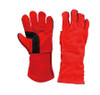 Crownman Welding Gloves - Red & Black