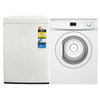 Midea Washing Machine Top Load 5.5kg & Air Vented Dryer 7kg Combo