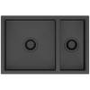 Carysil Double Bowl Sink Insert Gunmetal - 680 x 450mm