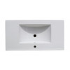 HUDSON Wall Vanity with Classic CeramicTop 900mm Forest Grain (FLATPACK)
