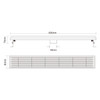 Shower Drain Outlet Grate 800mm