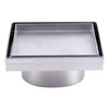 Tile Insert Shower Drain Outlet Square Grate 100mm