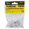 Crownman Aluminium Blind Rivet - 3.2 X 8mm