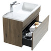 Vogue Maia Wall Vanity 700mm with Basin - Forest Grain