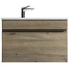 Vogue Maia Wall Vanity 700mm with Basin - Forest Grain