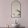 Vogue Arch Black Framed Mirror - 500mm