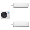 Midea Aurora Plus Multi-Split with WIFI & Voice Control Combo - 3.5kW + 5.0kW