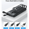 Veger Power Bank with Built-In Cables - 10000mAh
