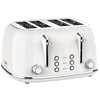 Zen Living 4-Slice Retro Toaster - White