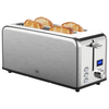 Zen Living 4-Slice Modern Toaster Long Slot with LED Display - Stainless Steel