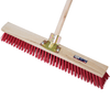 TDX PP Bristle Broom with Wooden Handle - 400mm