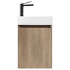 Brooklyn Wall Vanity with Stone Resin Top Forest Grain - 400mm