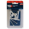 TDX Nylon Toggle with Screws 9-13mm (Pack of 4)