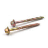 Akord HEX Screw 65mm HEX Zinc Chromate (Gold Passivated) - Pack of 25