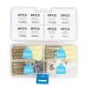 Akord Anchor Self Drilling & Toggle Assortment Kit - Pack of 50