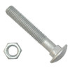 Akord Coach Bolt & Nut Cup Head Hot Dip Galvanised M12x75mm 