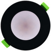 LED Downlight Black 8W Dimmable - 110mm (Cutout Ø90mm) Pack of 4