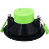 LED Downlight Black 8W Dimmable - 110mm (Cutout Ø90mm) Pack of 4