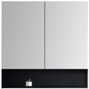 Duke Mirror Cabinet 800mm - Matte Black Lacquer