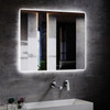 Vogue Frameless LED Mirror Rectangle - 900mm x 750mm