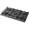 Vogue Gas Cooktop Black Tempered Glass - 87cm