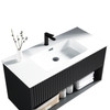Fremont Wall Vanity with Arc Top 1200mm - Matte Black