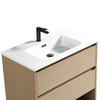 Fremont Floor Vanity with Arc Top 600mm - Natural Oak