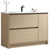 Zara Floor Vanity With Arc Top 1200mm - Natural Oak