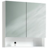 Fremont Mirror Cabinet 800mm - White Glossy