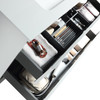Fremont Floor Vanity with Curve Top 800mm - White Glossy