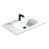 Fremont Wall Vanity with Curve Top 600mm - Natural Oak
