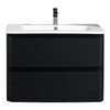 Luxury 1200mm Bathroom Combo - Black 