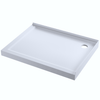 Oregon 1200mm Chrome Shower with Corner Waste - Rectangle
