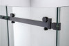 Arco Alder 1200mm Black Shower with Corner Waste - Rectangle