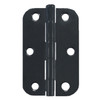 Radius Butt Hinge Black - 90mm x 60mm
