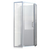 Framed 900mm Chrome Shower Door Kit Only - Diamond