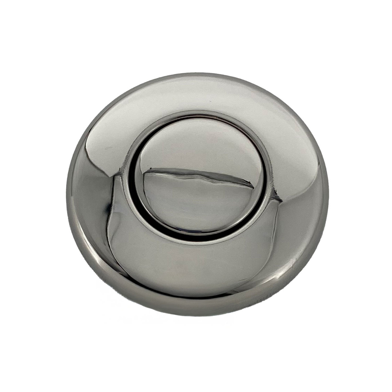 Disposal Inlet Cap Waste Disposal Air Switch Cap Only - Chrome - Trade Depot