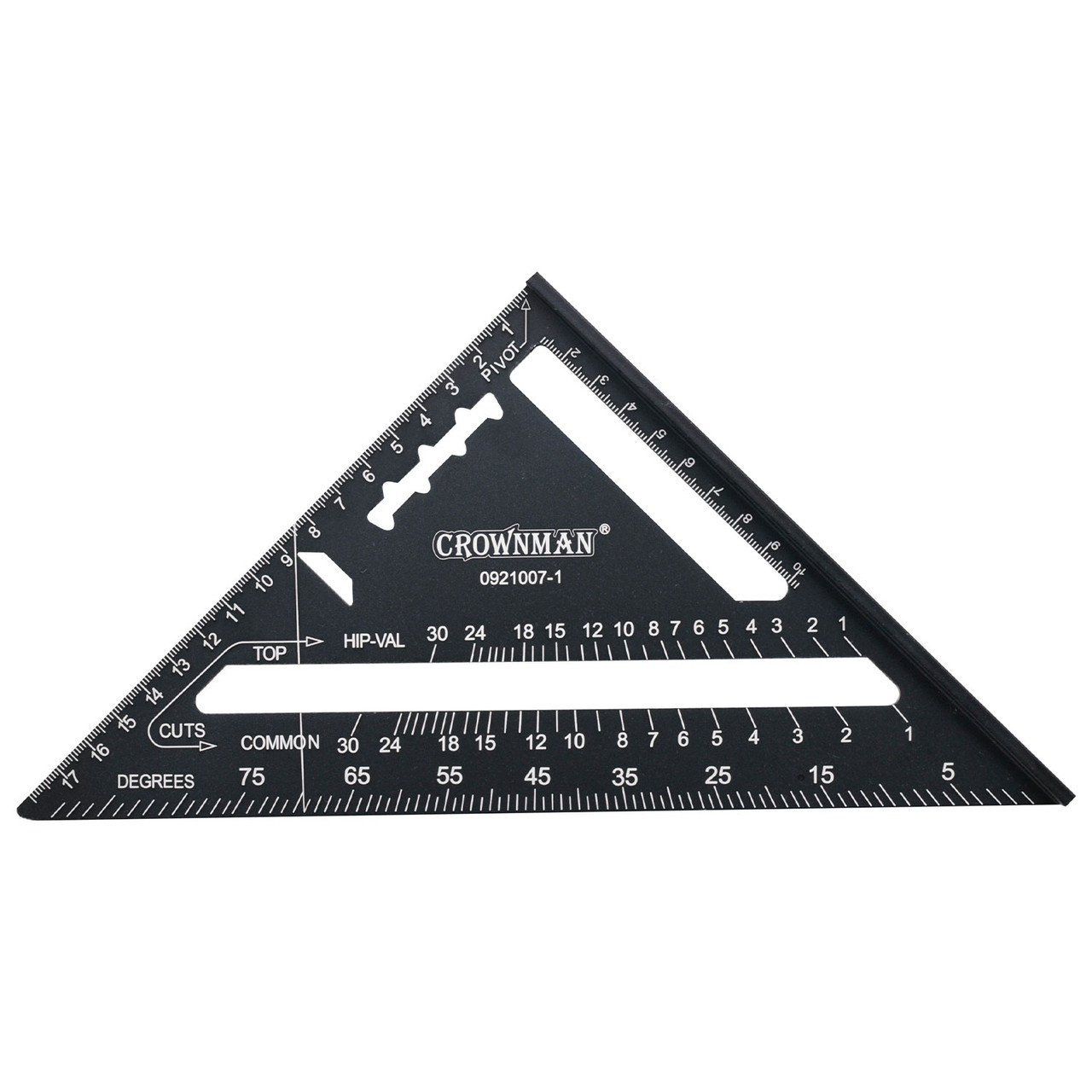 Trade Ruler Triangle Ruler Aluminium - 180mm - Trade Depot