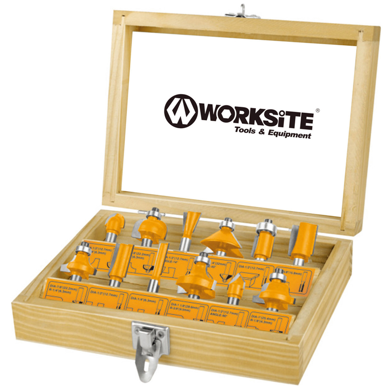 Router Bit Set 1/4 - Pack of 12 - Trade Depot