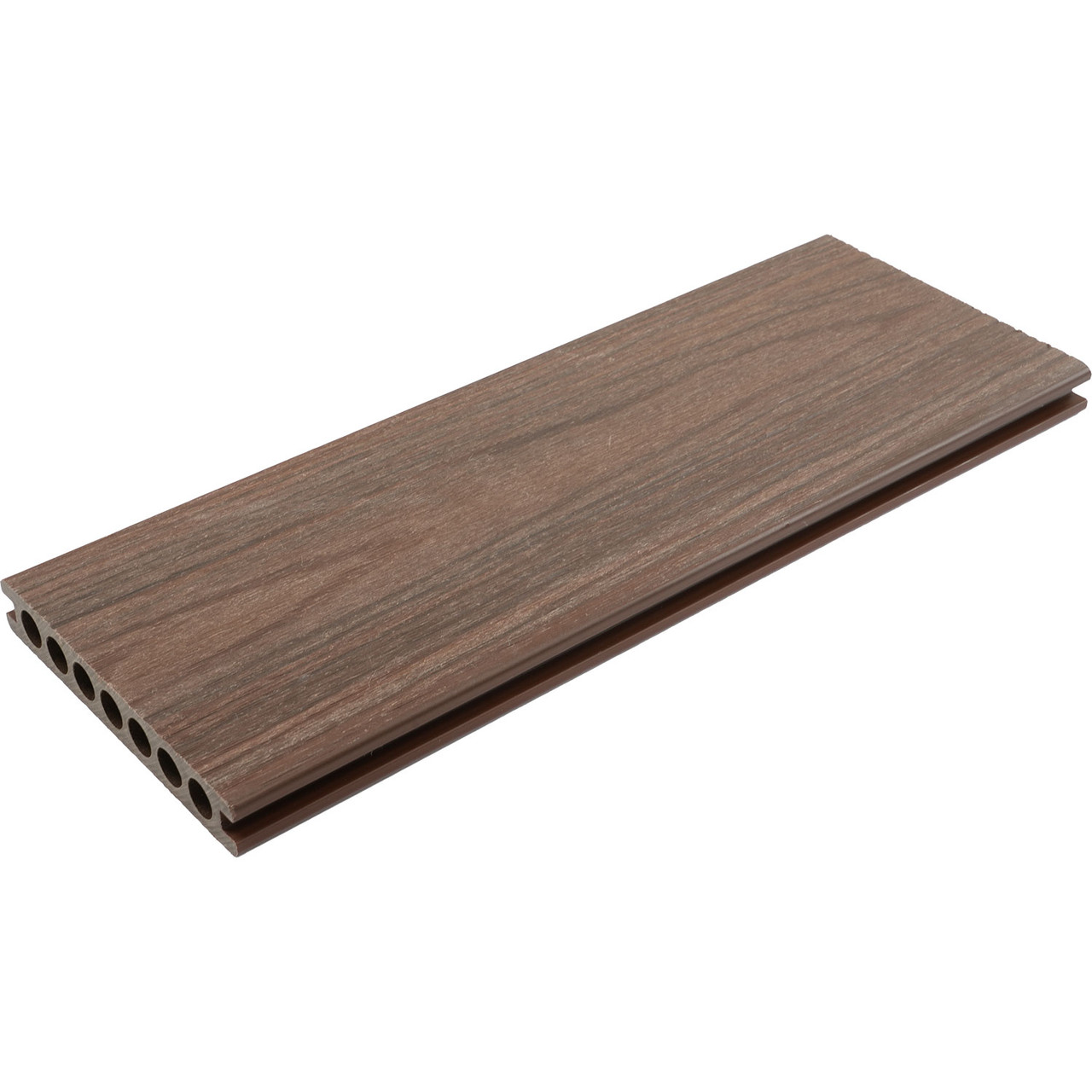 WPC Outdoor Decking 1.6m² Teak Wood/Dark Coffee 2pcs - W 148mm x L ...