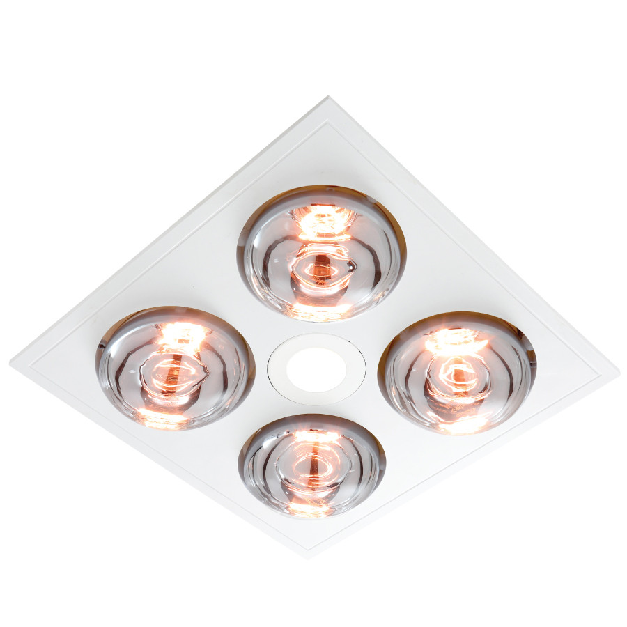 TDX 3 in 1 Bathroom Exhaust Fan 370mm - Square - Trade Depot
