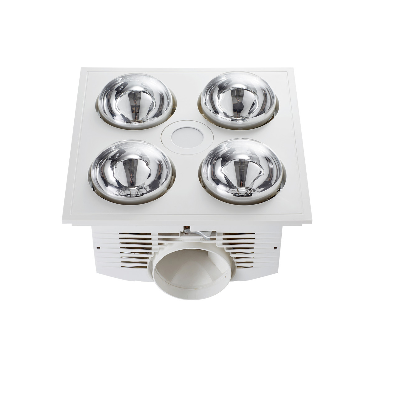 TDX 3 in 1 Bathroom Exhaust Fan 370mm - Square - Trade Depot