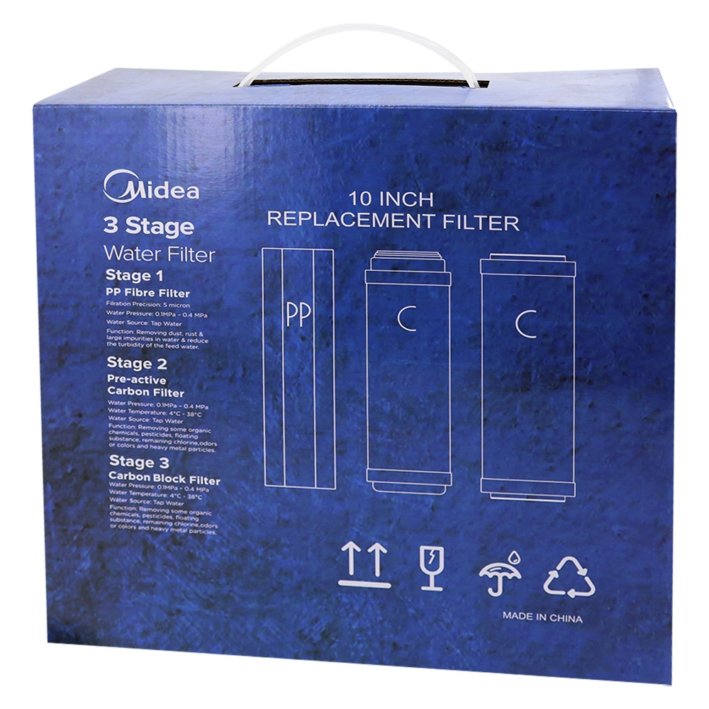 Midea Water Filter Replacement Cartridge 10inch pp cb pac Trade Depot