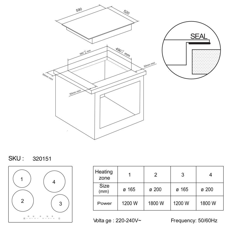 Standard Vogue Appliance Combo Trade Depot