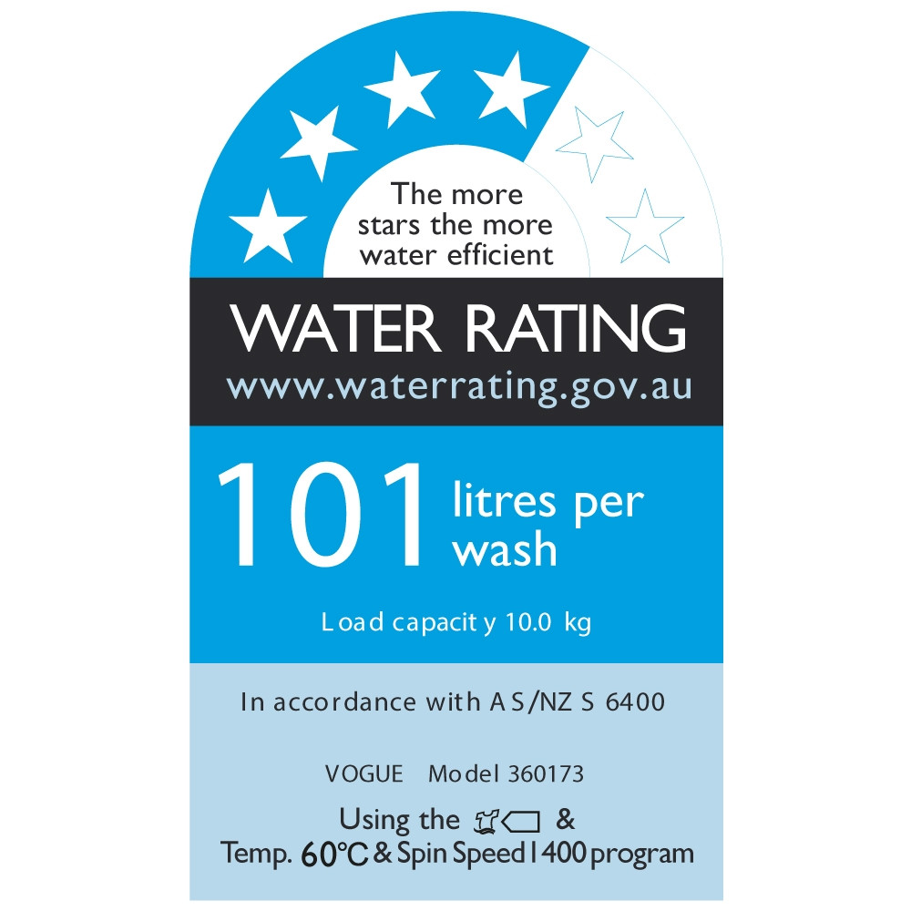 Vogue Front Load 10kg Washer & 6Kg Dryer With Laudry Combo