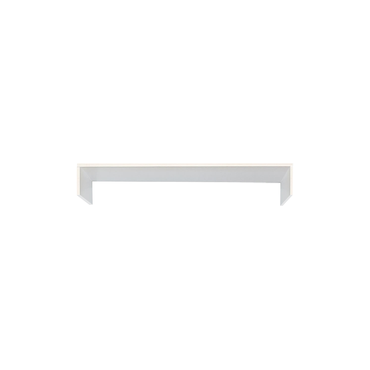 Wardrobe Top Shelf With Supports White Woodgrain W 1200mm x D 400mm