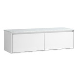 Vogue Hudson Wall Vanity with Artificial Marble Countertop 1200mm