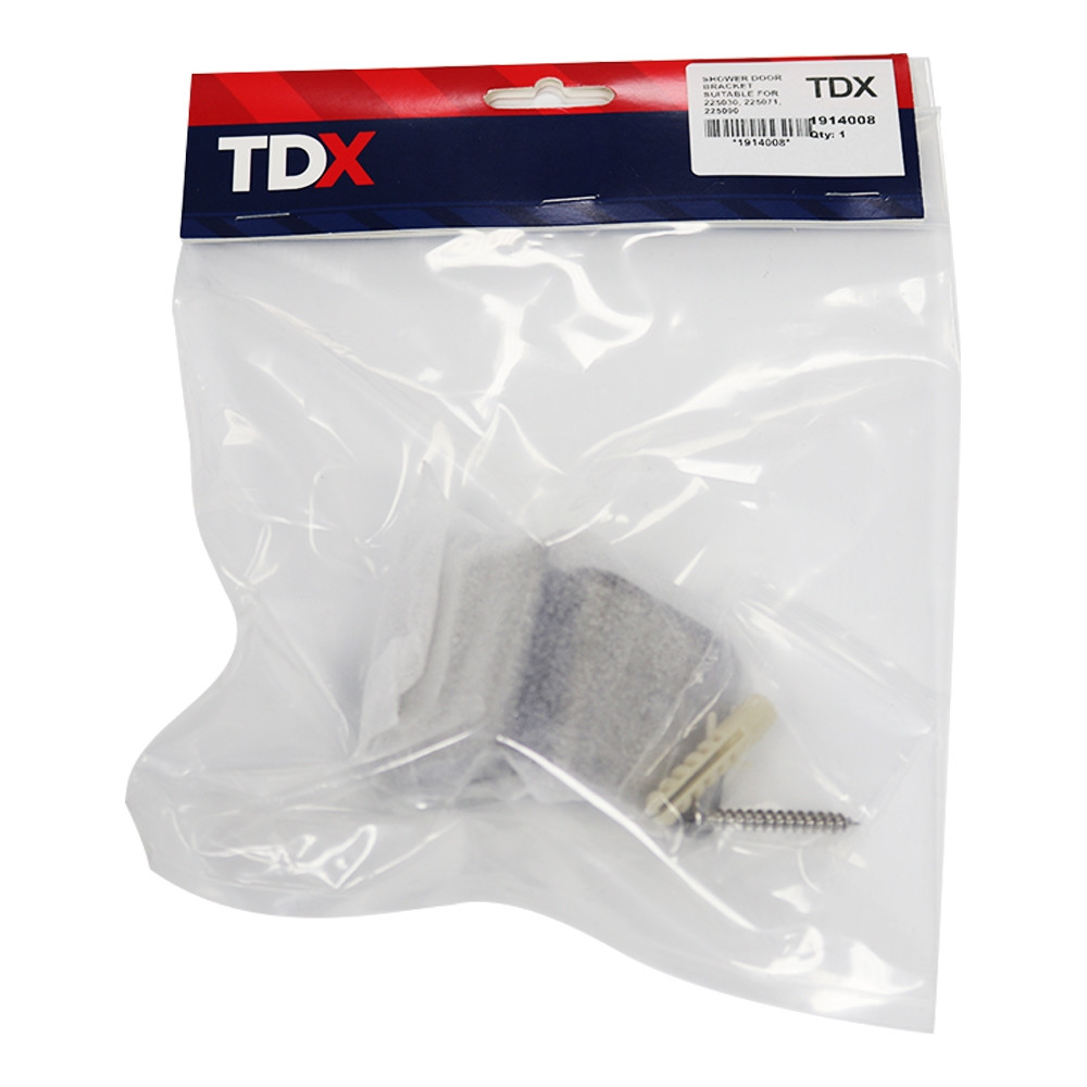 TDX Shower Glass Panel Bracket Trade Depot