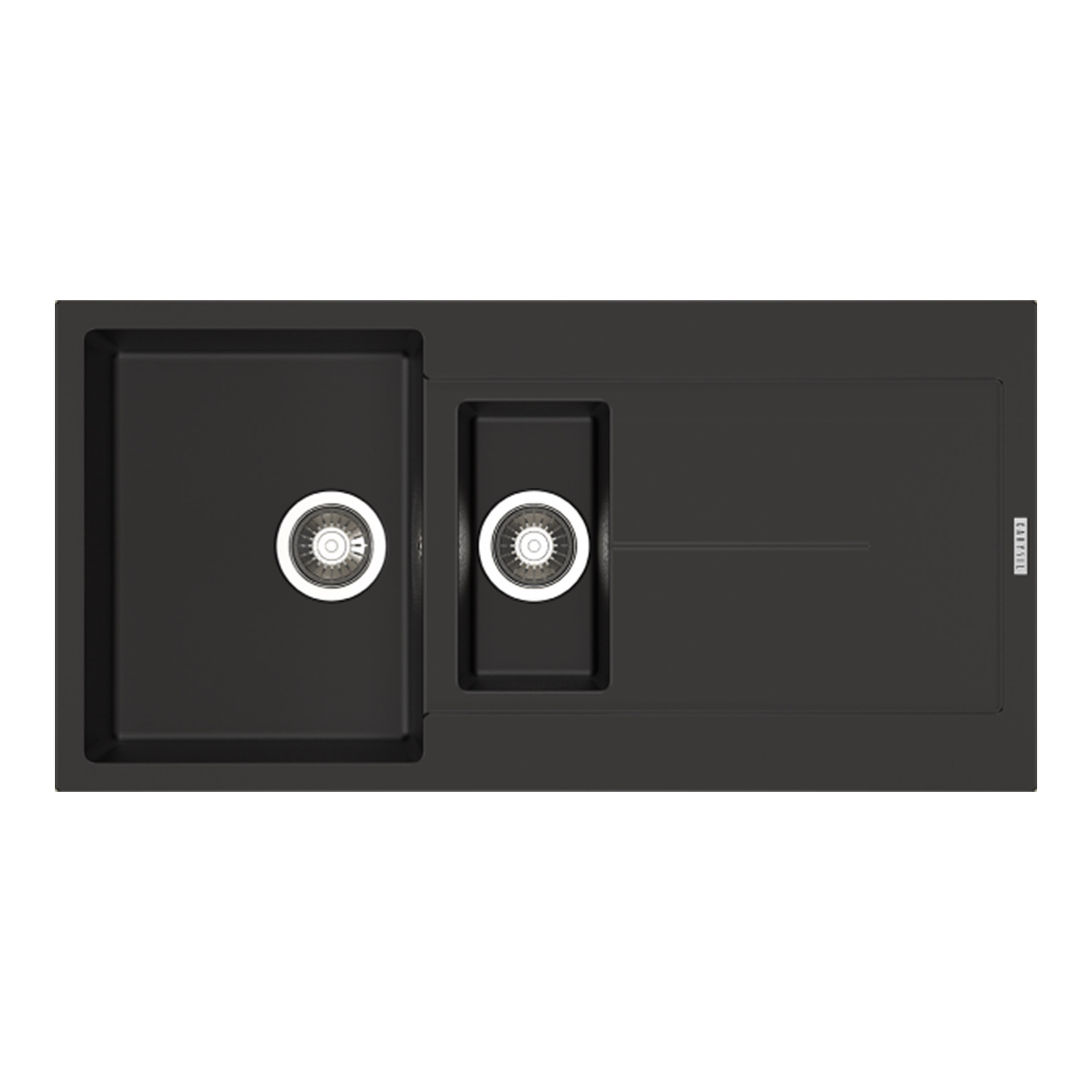 Carysil Composite Sink Insert 1000 x 500mm Black Trade Depot